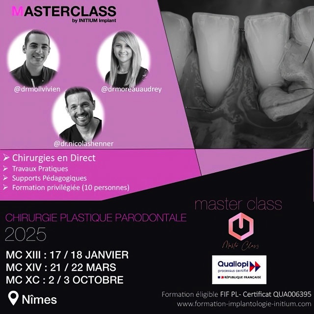 formation chirurgie plastique parodontale