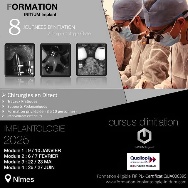 formations chirurgies orales Gard implantologie orale